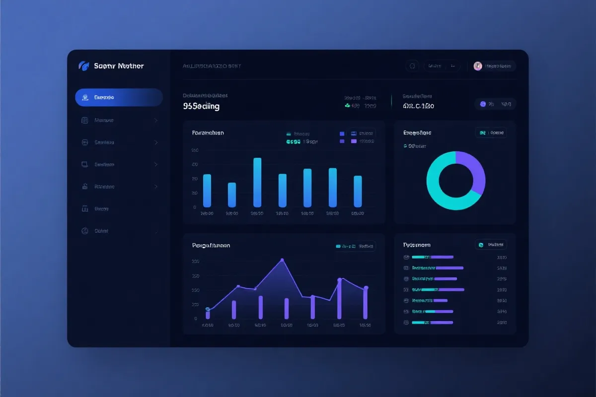 夜间模式数据面板